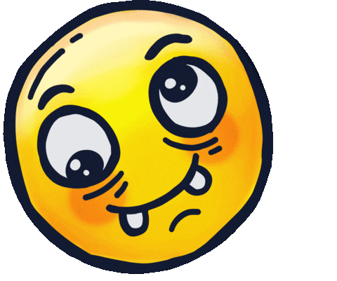 Happy Smiley Face Sticker