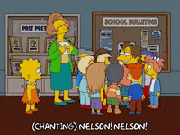 happy lisa simpson GIF