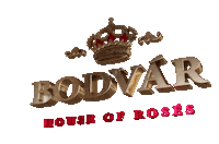 BodvarRose pink cheers wine rose Sticker