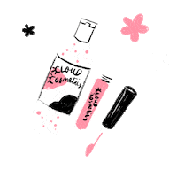 happy pink Sticker by Cloud Cosmetics