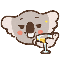 Cheers Celebrate Sticker by wuwu illustration