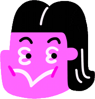 vanessartpuff smile character emotion newkidoob Sticker