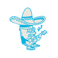 delacalleco fiesta comida tacos mexican Sticker
