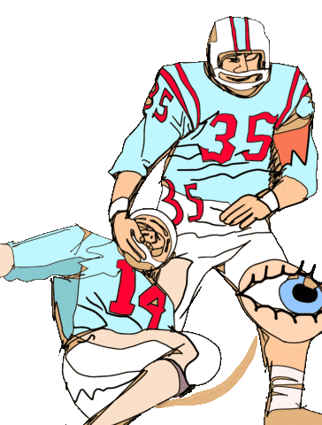 Tackling Red Flag Sticker by Dax Norman