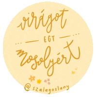 EtikettLevay flower magyar florist virag Sticker