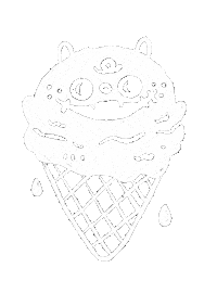 Icecream Sticker