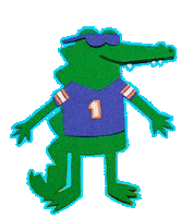 Gators Basketball Mascot Sticker by University of Florida