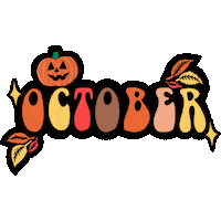 Halloween Fall Sticker by Sophie Rose Brampton