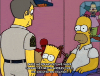 helping homer simpson GIF