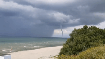 Waterspout Spotted in Strait Between Denmark and Sweden