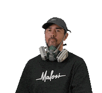 malosilures yes yeah artist mask Sticker