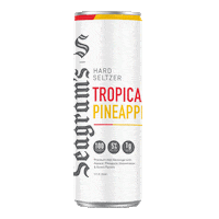 SeagramsHardSeltzer drink cheers cocktail pineapple Sticker