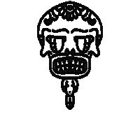 Skull Acid Sticker by SILA INK TATTOO