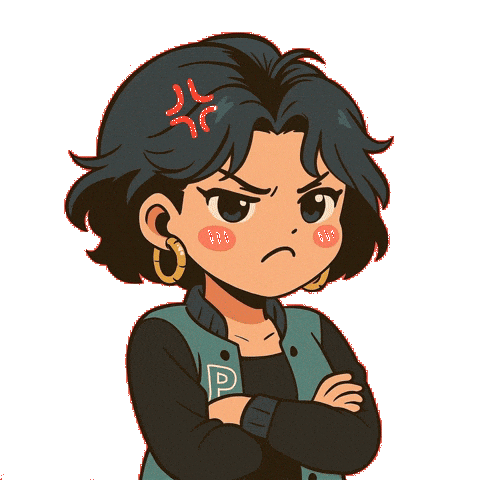 Angry Leave Me Alone Sticker by Persona