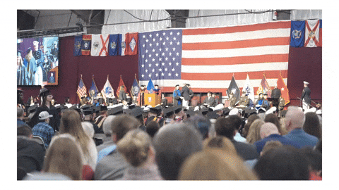 Graduation Graduates GIF by Norwich University