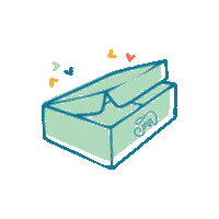 mamaneedsbox box support care mail Sticker