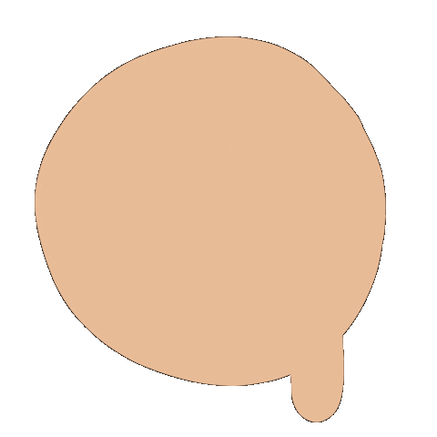 Orange Melting Sticker by Gabriel Ebensperger