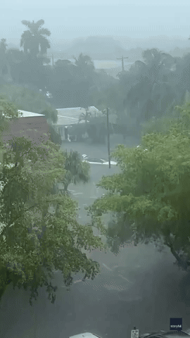 'No Time For a Stroll': People Wade Through Severe Flooding in Broward County as Rain Continues