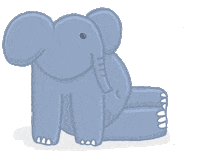 workout elephant Sticker by Juan Billy