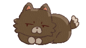 Angry Cats Sticker by Ai and Aiko