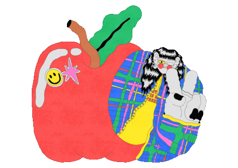 Illustration Hello Sticker