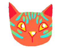 Art_by_Nerea cat kitty pet love you Sticker
