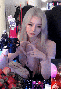 Cute Girl Heart GIF