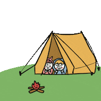 Camping Sticker