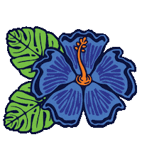 Flower Hawaii Sticker by Terrapin Beer Co.