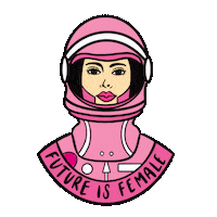 Pink Nasa Sticker