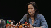 padma lakshmi hot ones GIF by First We Feast: Hot Ones