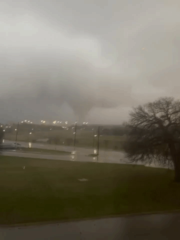 Funnel Cloud Looms Over Fort Worth Amid Tornado Warnings