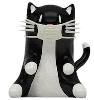 Cat Mask Sticker by Mr. Kat & Friends