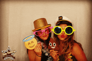 tomfoolerybooth fun birthday photobooth props GIF