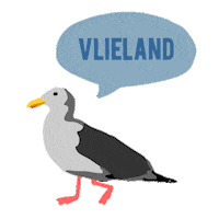 Unesco Eiland Sticker by VVV Vlieland