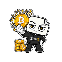 Crypto Bitcoin Sticker by ZTIKIX