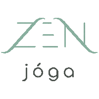 zenjoga yoga zen joga zenjóga Sticker
