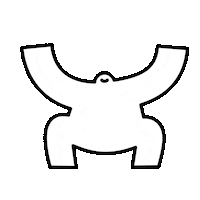 lastcallmedia squat yeti lcm squatting Sticker