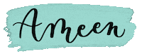 Lettering Islam Sticker