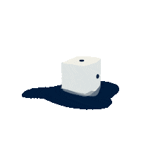 Storm Dice Sticker by Zezaz