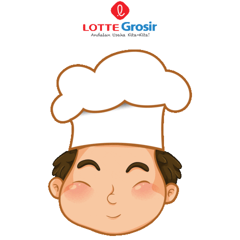 Shopping Chef Sticker by LOTTE Mart Indonesia
