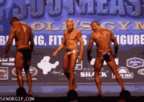 muscles body building GIF by Cheezburger