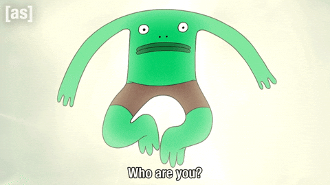 Floating Who Are You GIF by Adult Swim