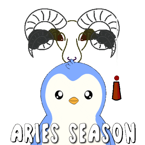 Zodiac Sign Penguin Sticker by Pudgy Penguins