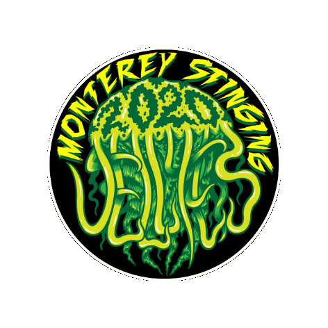 MontereyStingingJellies california frisbee disc golf monterey Sticker