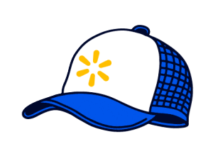 Hat Cap Sticker by Walmart