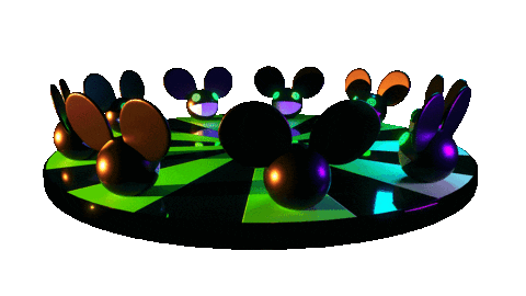 3D Rezz Sticker by deadmau5