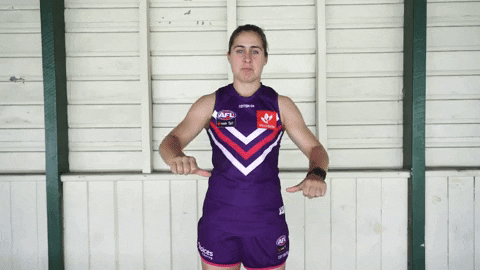 Thumb Thumbs Down GIF by Fremantle Dockers