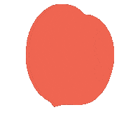 Peach Sticker by angbaoth