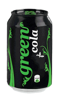 Fruit Drink Cans Sticker by Green Cola UK